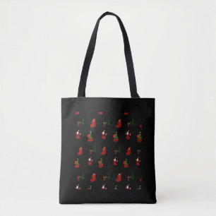 An Ugly Christmas Pattern Tote Bag