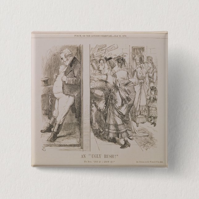 An 'Ugly Rush' 15 Cm Square Badge (Front)