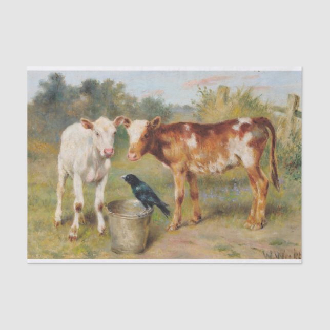 An Unexpected Guest by Herbert William Weekes Tissue Paper (Front)