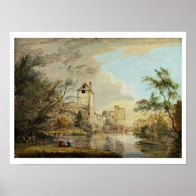 An Unfinished View of the West Gate, Canterbury, c Poster (Front)