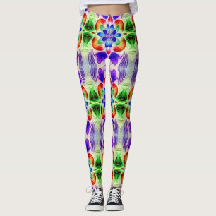An unique cute multicolor "Ratti_Creative_Arts" Leggings