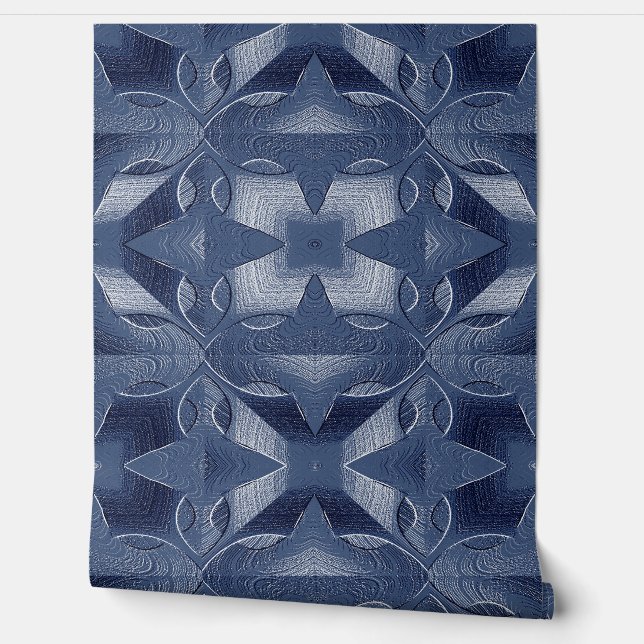 An unique grey embossing art design   wallpap wa wallpaper (Unrolling)
