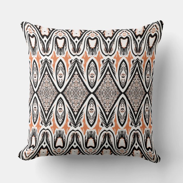 An unique multicolor classic fabric pattern  cushion (Front)