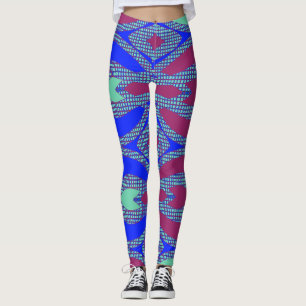 An unique multicolor "Ratti_Creative_Arts"   Leggings