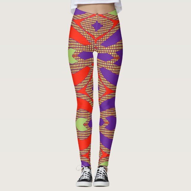An unique multiple colour "Ratti_Creative_Arts"   Leggings (Front)