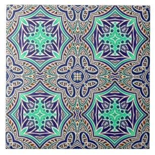 An unique vintage multicolor classic pattern  cera tile