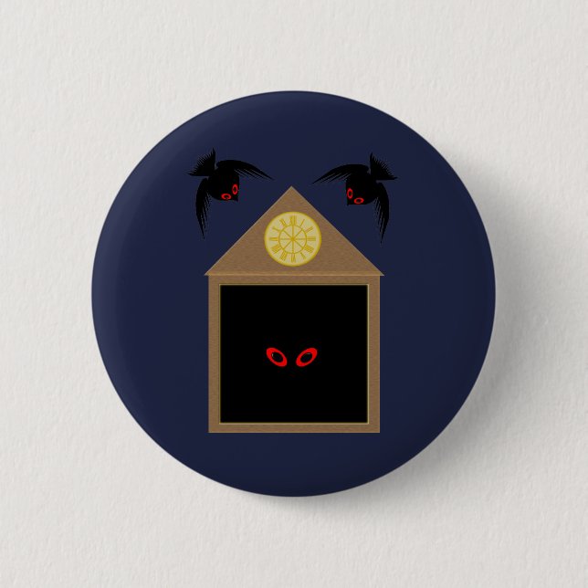 An Unkindness of Ravens Halloween 6 Cm Round Badge (Front)