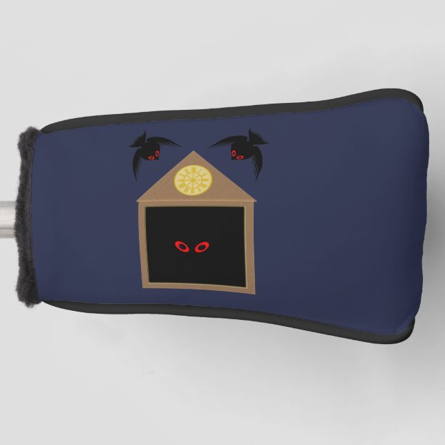 An Unkindness of Ravens Halloween Golf Head Cover (Front)