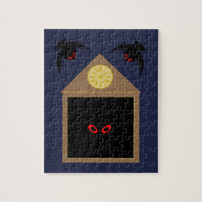 An Unkindness of Ravens Halloween Jigsaw Puzzle (Vertical)