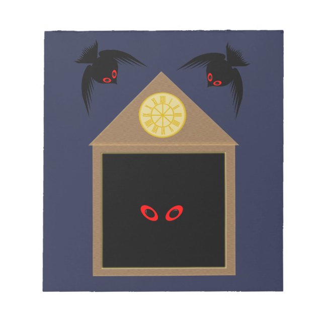 An Unkindness of Ravens Halloween Notepad (Front)