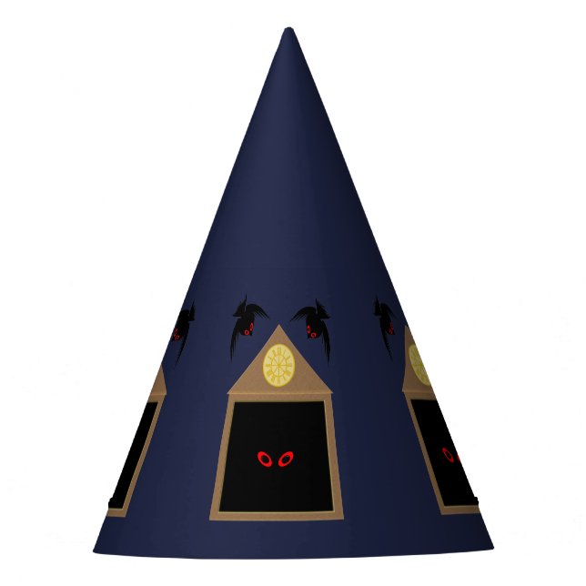 An Unkindness of Ravens Halloween Party Hat (Front)