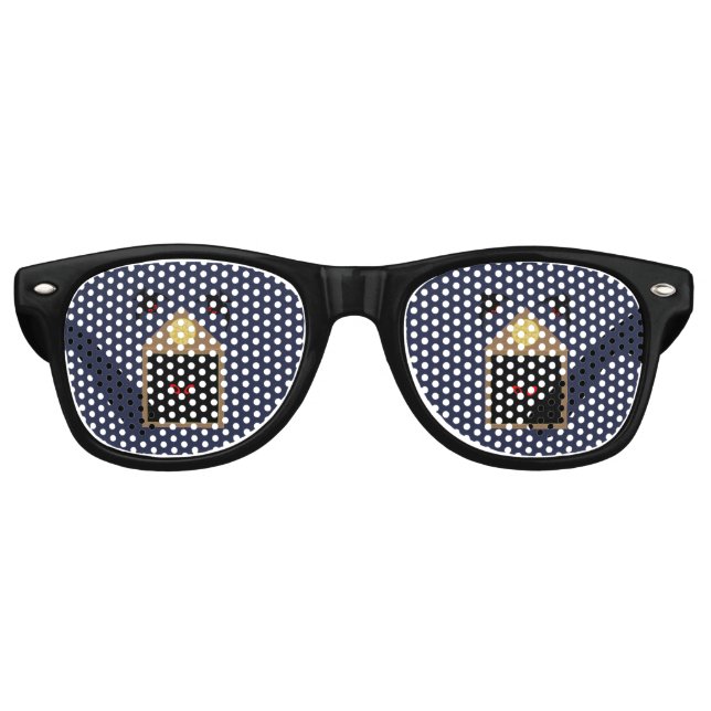 An Unkindness of Ravens Halloween Retro Sunglasses (Front)