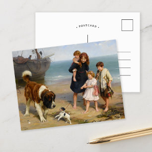 An Unlikely Pair   Arthur John Elsley Postcard