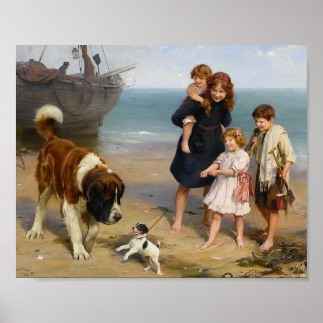 An Unlikely Pair | Arthur John Elsley Poster (Front)