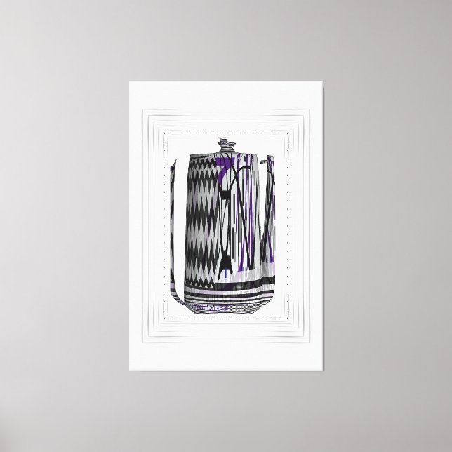 An Upright Vessel  Canvas Print (Front)