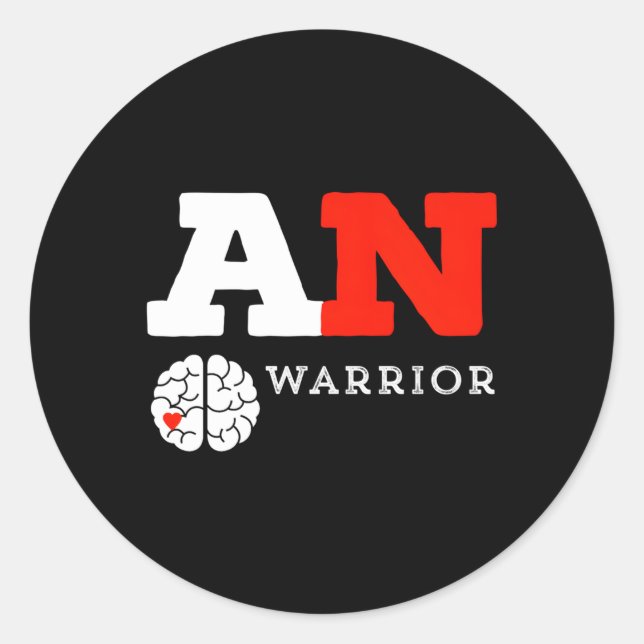 An Warrior Acoustic Neuroma Survivor Classic Round Sticker (Front)