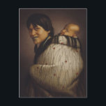 'Ana Rupene and Child' - G. Lindauer Postcard<br><div class="desc">'Ana Rupene and Child',  c. 1880 by Gottfried Lindauer (1839-1926). Lindauer was a New Zealand artist of Czech descent. He was famous for his portraits of Maori people,  and many prominent chiefs commissioned his work.</div>