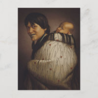 'Ana Rupene and Child' - G. Lindauer Postcard