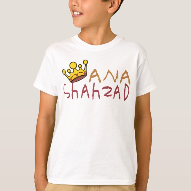 ANA SHAHZAD. T-Shirt (Front)