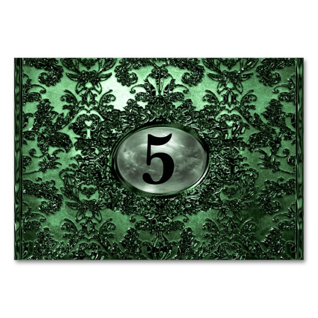 Anabella II Elegant Unique Table Number (Front)