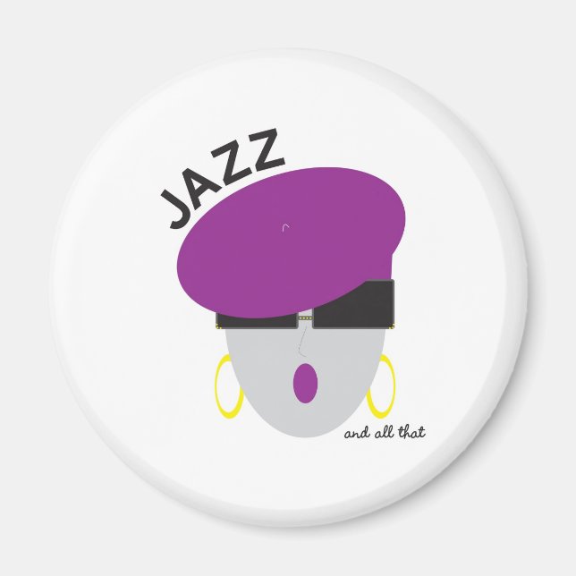 AnabelNY "Jazz" Magnet (Front)