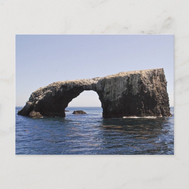 Anacapa Island Arch Rock Postcard (Front)