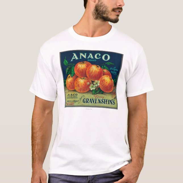 Anaco Apple Crate Label T-Shirt (Front)