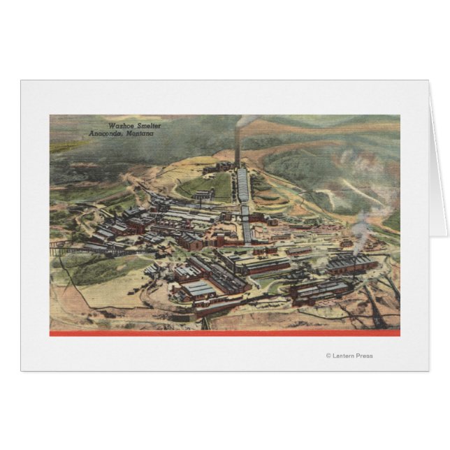 Anaconda, Montana - Washoe Smelter View from (Front Horizontal)