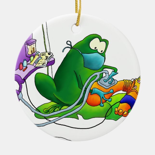 Anaesthesia Frog Ornament (Front)
