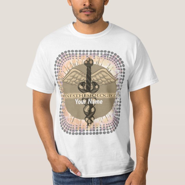Anaesthesiologist Caduceus t-shirt (Front)