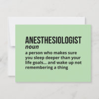 Anaesthesiologist – Funny Job Definition