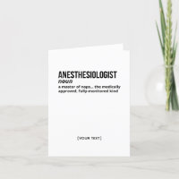 Anaesthesiologist – Funny Medical Definition