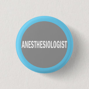 Anaesthesiologist hospital identification badge