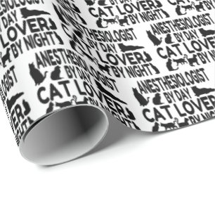 Anaesthesiologist Loves Cats Wrapping Paper