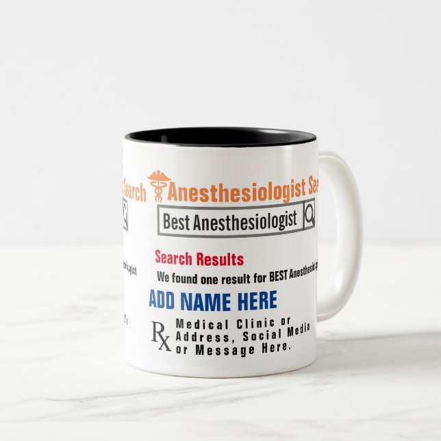 Anaesthesiologist  Search Gift Mug (Front Right)