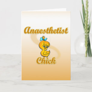 Anaesthetist Chick Card