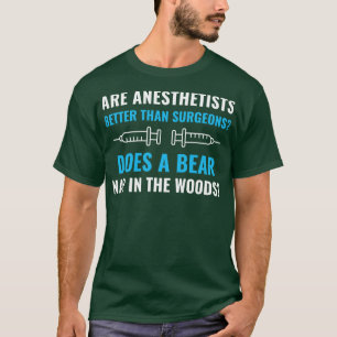 Anaesthetist Funny Anaesthesia Anaesthesiologist T-Shirt