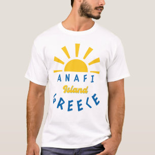 Anafi Island, Greece - Sunshine Men's White T-Shirt