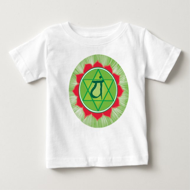 Anahata Baby Fine Jersey T-Shirt, White T-Shirt (Front)