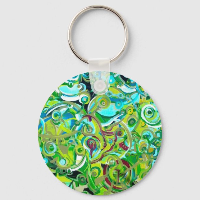 Anahata - energies open key ring (Front)