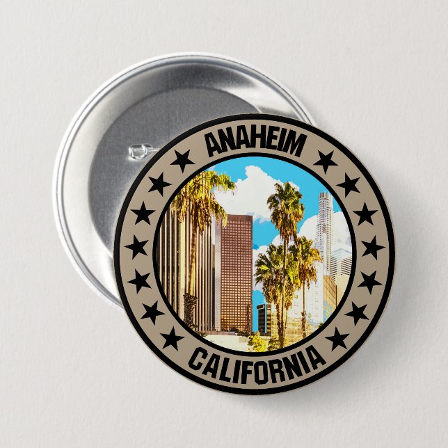 Anaheim                                            7.5 cm round badge (Front & Back)
