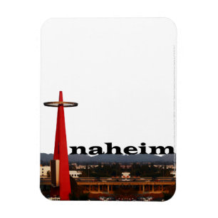 Anaheim California Skyline with Anaheim in the Sky Magnet