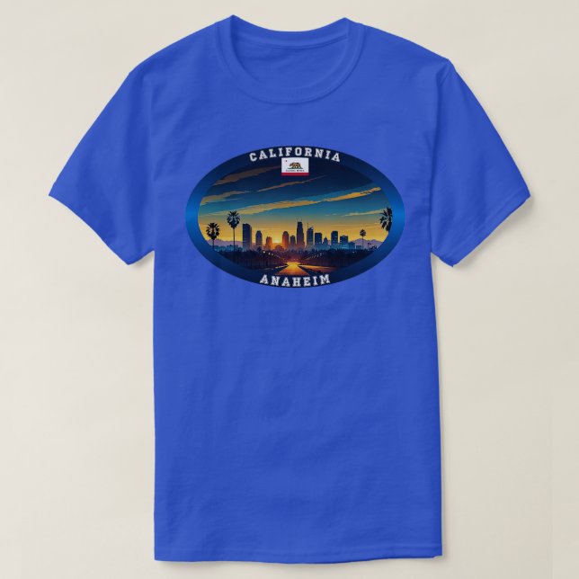 Anaheim California Travel TShirt (Design Front)