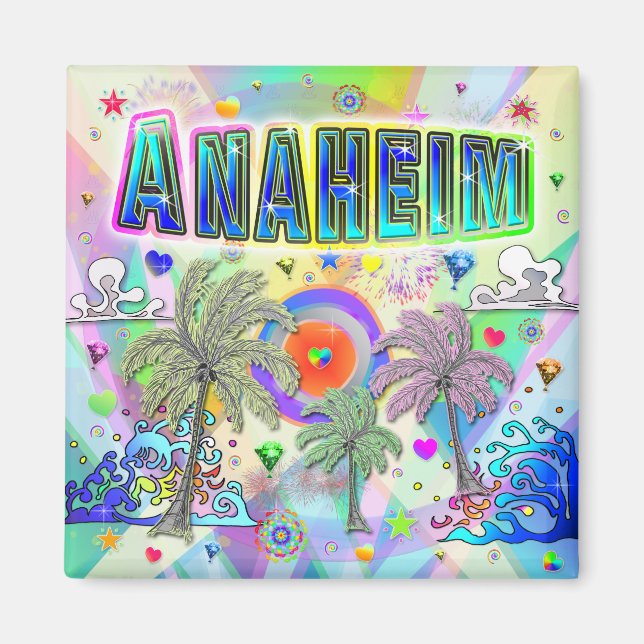 Anaheim Deep Dream Magnet (Front)