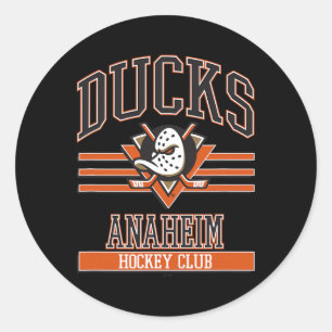 Anaheim Ducks Hockey Club Gray Officially Licensed Classic Round Sticker
