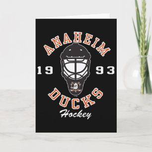 Anaheim Ducks Hockey Mask Black Officially License Card