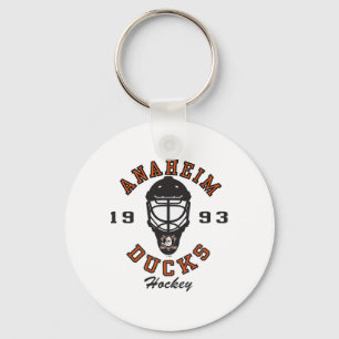 Anaheim Ducks Hockey Mask Gray Officially Licensed Key Ring