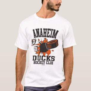 Anaheim Ducks Hockey Puck Burst Officially License T-Shirt
