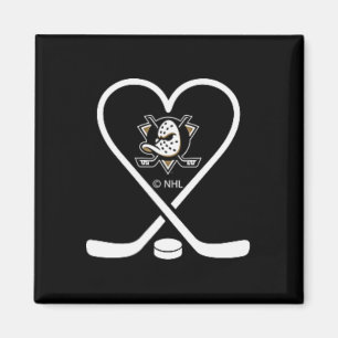 Anaheim Ducks Valentine Sticks Black Nhl Officiall Magnet