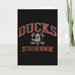 Anaheim Ducks Vintage Hockey Black Nhl Officially Card